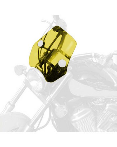 Pare Brise Moto BULLSTER Universel Phantom1 29cm JAUNE