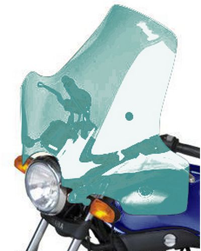 Pare Brise Moto BULLSTER Universel Pullman 55cm x 77cm BLEU CLAIR