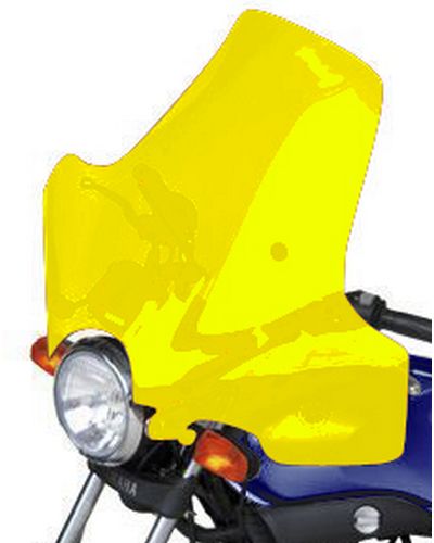 Pare Brise Moto BULLSTER Universel Pullman 55cm x 77cm JAUNE FLUO