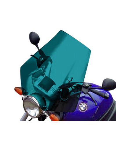 Pare Brise Moto BULLSTER Universel Roadster 55cm x 58cm BLEU COBALT