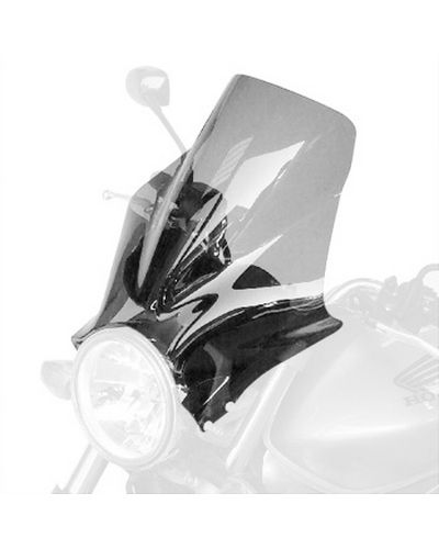 Saute Vent Moto BULLSTER Universel Super Millenium 32 cm FUMÉ GRIS