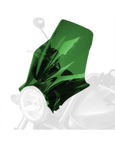 Saute Vent Moto BULLSTER Universel Super Millenium 32 cm VERT FONCÉ