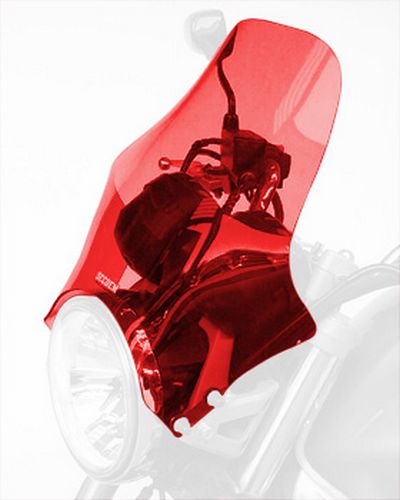 Saute Vent Moto BULLSTER Universel Super Speedy 32 cm ROUGE FLUO