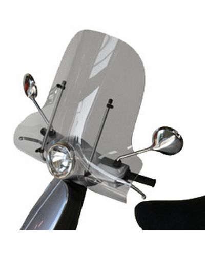 Pare Brise BULLSTER Vespa 50/125 LX 2005-09 FUME CLAIR