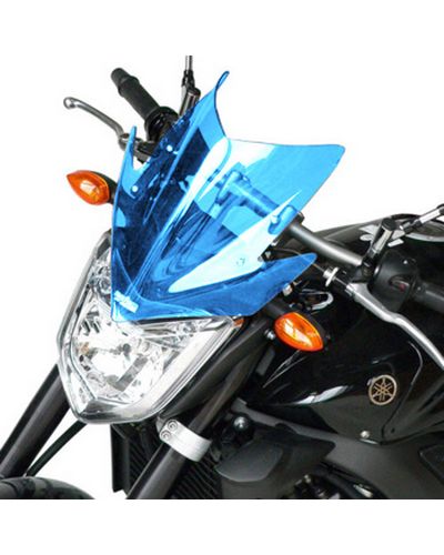 Saute Vent Moto Spécifique BULLSTER Yamaha FZ1 2006-14 BLEU FLUO