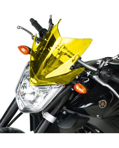 Saute Vent Moto Spécifique BULLSTER Yamaha FZ1 2006-14 JAUNE FLUO