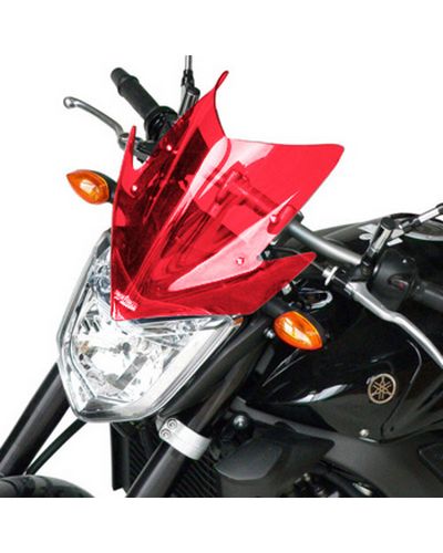 Saute Vent Moto Spécifique BULLSTER Yamaha FZ1 2006-14 ROUGE FLUO