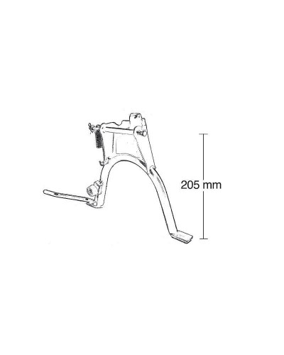 Béquille Moto BUZZETTI BEQUILLE CENTRALE POUR YAMAHA SLIDER 50 MBK STUNT 50