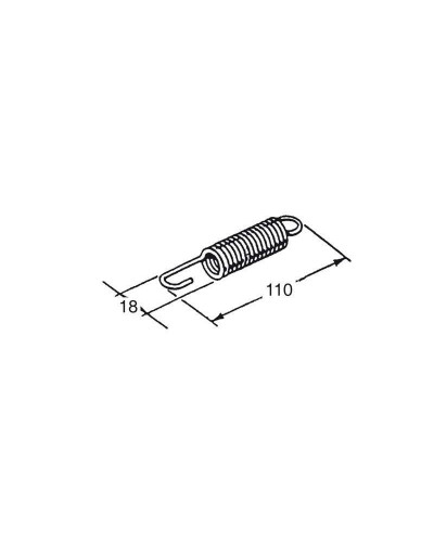 Béquille Moto BUZZETTI RESSORT POUR BEQUILLE CENTRALE 445910  445909