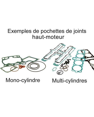 Pochette Joints Haut Moteur Moto CENTAURO KIT JOINTS HAUT-MOTEUR POUR CG125 MONO-CYLINDRE 1976-83