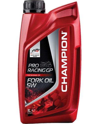 Lubrifiant Fourche Moto CHAMPION FORK OIL PRORACING GP 5W 1 litre