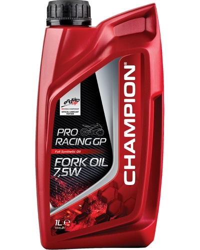 Lubrifiant Fourche Moto CHAMPION FORK OIL PRORACING GP 7,5W 1 litre