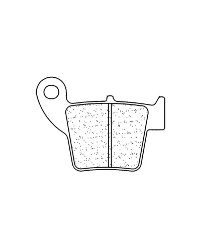 Plaquettes Freins CL BRAKES Plaquettes de frein arrière cross 1076X59 Plaquettes Freins CL BRAKES Plaquettes de frein arrière cross 1076X59