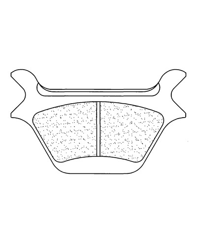 Plaquettes Freins CL BRAKES Plaquettes de frein arrière route 2370RX3