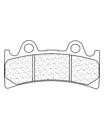 Plaquettes Freins CL BRAKES Plaquettes de frein haute performance sport avant 2254XBK5