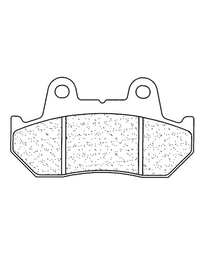 Plaquettes Freins CL BRAKES Plaquettes de frein route avant 2382A3+