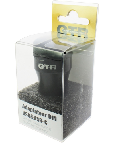 Chargeur Téléphone Moto CTR Adaptateur Din USB & USB-C