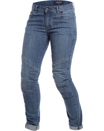 Jeans Moto DAINESE Amelia slim lady bleu