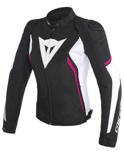 Blouson Textile Moto DAINESE Avro D2 lady noir-fushia