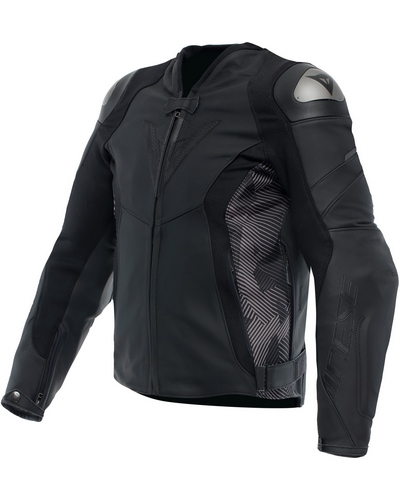 Blouson Cuir Moto DAINESE cuir Avro 5 noir-anthracite