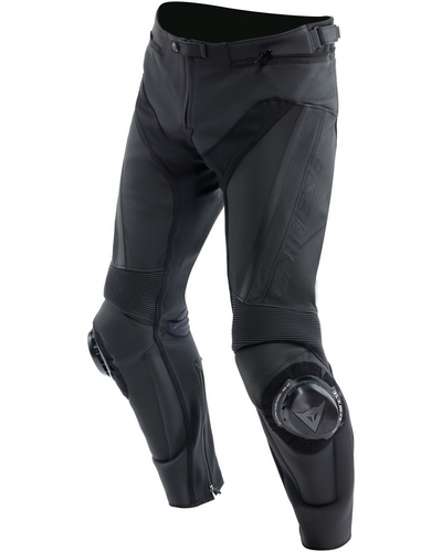 Pantalon Cuir Moto DAINESE cuir Delta 4 noir