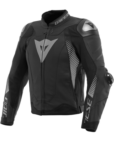 Blouson Cuir Moto DAINESE cuir Super Speed 4 noir-gris