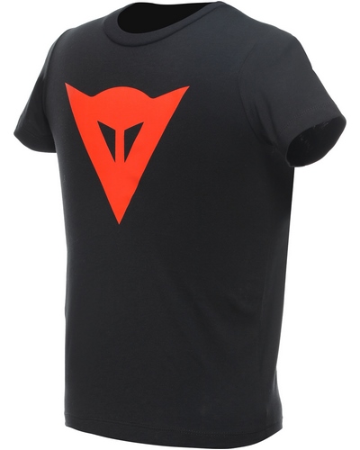 T-Shirt Moto DAINESE Demon Logo kid noir-rouge fluo