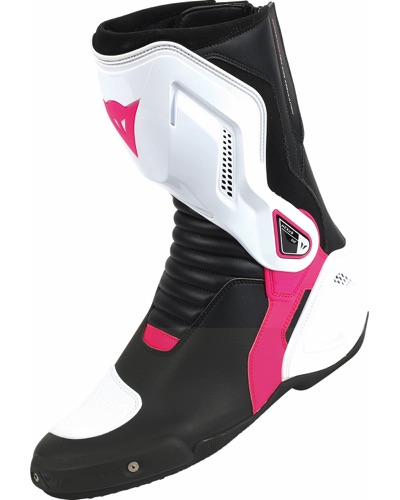 Bottes Moto Racing DAINESE Nexus lady noir-blanc-fuchsia
