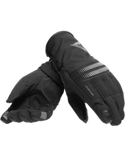 Gants Moto Racing DAINESE Plaza 3 D-dry® lady noir-anthracite