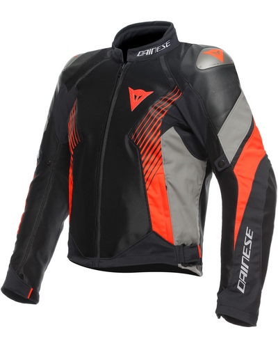 Blouson Textile Moto DAINESE Super Rider 2 noir-rouge