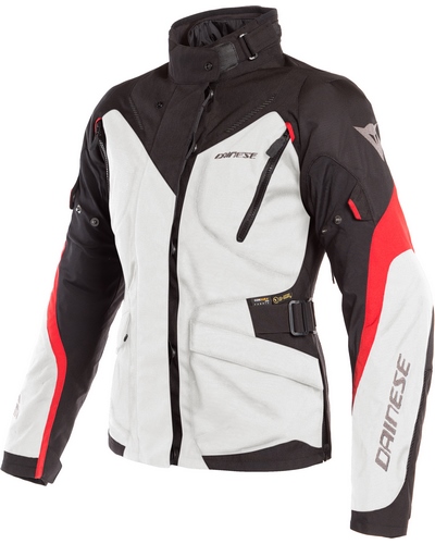 Veste Textile DAINESE Tempest 2 lady D-Dry® blanc-rouge