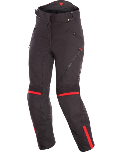 Pantalon Textile DAINESE Tempest 2 lady D-Dry® noir-rouge