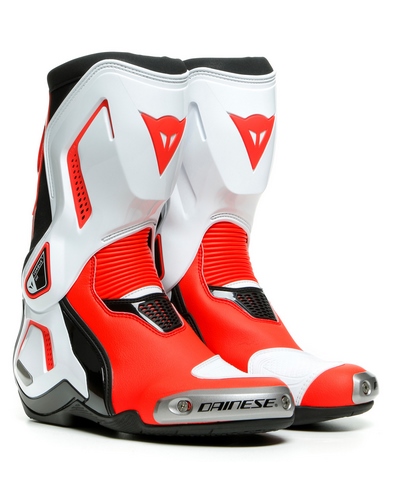 Bottes Moto Racing DAINESE Torque 3 out lady blanc-rouge