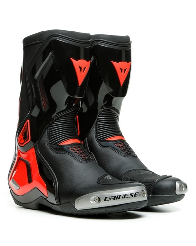 Bottes Moto Racing DAINESE Torque 3 out noir-rouge fluo