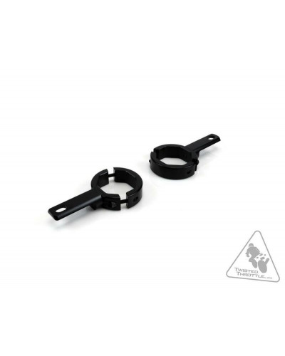 Accessoires Feux Moto DENALI Support éclairage DENALI tubes de fourche Ø39-49mm noir