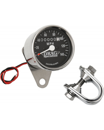 Capteurs DRAG SPECIALTIES 2240:60 BLACK FACE SPEEDO