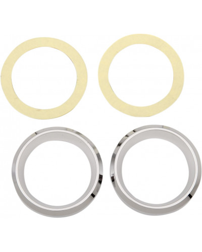 Compteur Moto DRAG SPECIALTIES BEZEL 2 GAGE 86-13 FLHT Compteur Moto DRAG SPECIALTIES BEZEL 2 GAGE 86-13 FLHT