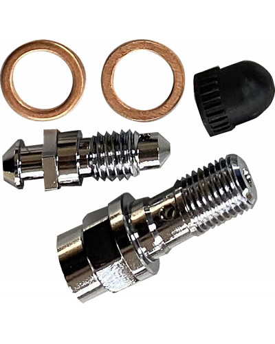 Kit pistons étrier de frein DRAG SPECIALTIES BLEEDER+BANJO CLPR