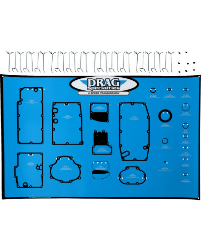 Joints divers DRAG SPECIALTIES BOARD GASKET 6SP BT TRAN Joints divers DRAG SPECIALTIES BOARD GASKET 6SP BT TRAN