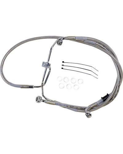 Accessoires Freinage Moto DRAG SPECIALTIES BRAKELINE FXDF08-17 SS+8 Accessoires Freinage Moto DRAG SPECIALTIES BRAKELINE FXDF08-17 SS+8