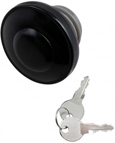 Bouchon Réservoir Moto DRAG SPECIALTIES CAP GAS LOCK BLK VENT