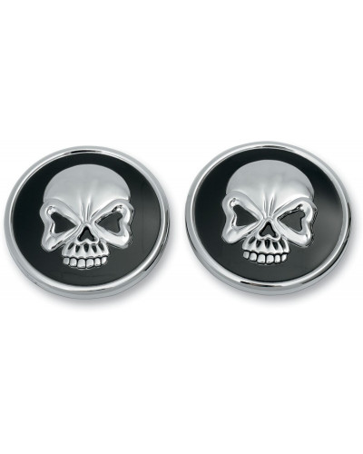 Bouchon Réservoir Moto DRAG SPECIALTIES CAPS GAS CHR SKULL 84-96