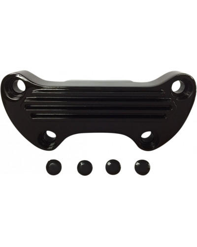 Tés de fourches DRAG SPECIALTIES CLAMP HB FINNED GL BLK