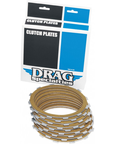 Ressort Embrayage Moto DRAG SPECIALTIES CLUTCH PLATES 98-17BT 9PK