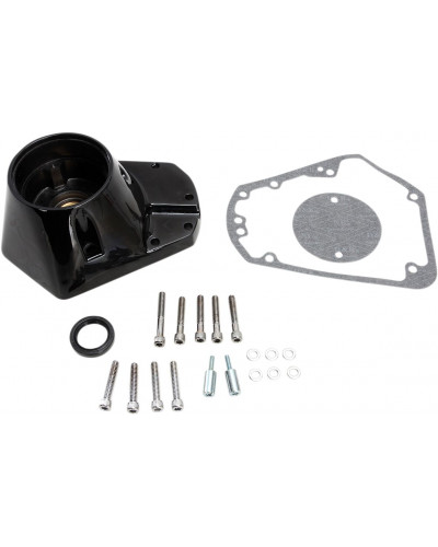 Sabot Moteur Moto DRAG SPECIALTIES COVER CAM GLOSS BLK 93-99 BT