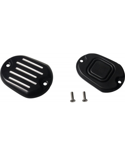 Maitre cylindre de frein DRAG SPECIALTIES COVER M/C BLK 04-18 XL