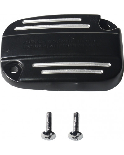 Maitre cylindre de frein DRAG SPECIALTIES COVER M/C BLK 08-18 FL