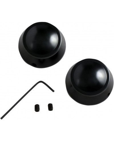 Accessoires Amortisseurs Moto DRAG SPECIALTIES COVER PVT BLT BLK 04-19XL