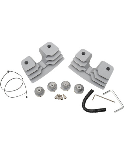 Sabot Moteur Moto DRAG SPECIALTIES COVER S/PLG SLVR 99-17TC