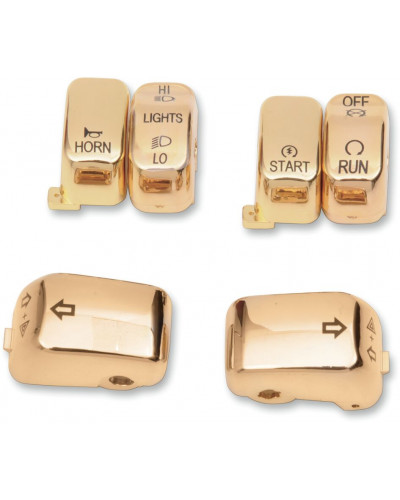 Interrupteur Contacteur Moto DRAG SPECIALTIES COVER SWCH GLD STD